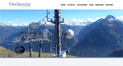 Desktop Screenshot of flexservice.at