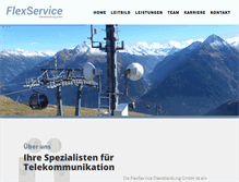 Tablet Screenshot of flexservice.at